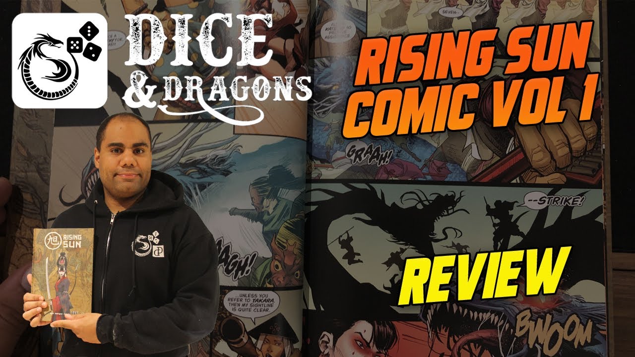 Dice and Dragons Rising Sun Comic Book Vol 1 Review YouTube