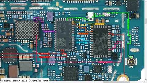 Samsung A7 2018 SM A750 Netwark Ic No Service Emargency Call Problem Hardware Solution