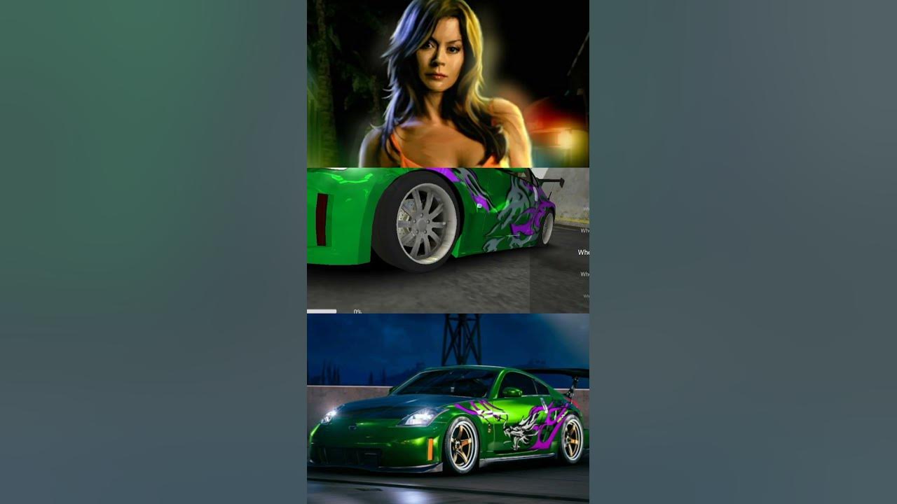 Rachel's 350z from Underground 2 #paul #fastandfurious #paulwalkeredits #shorts