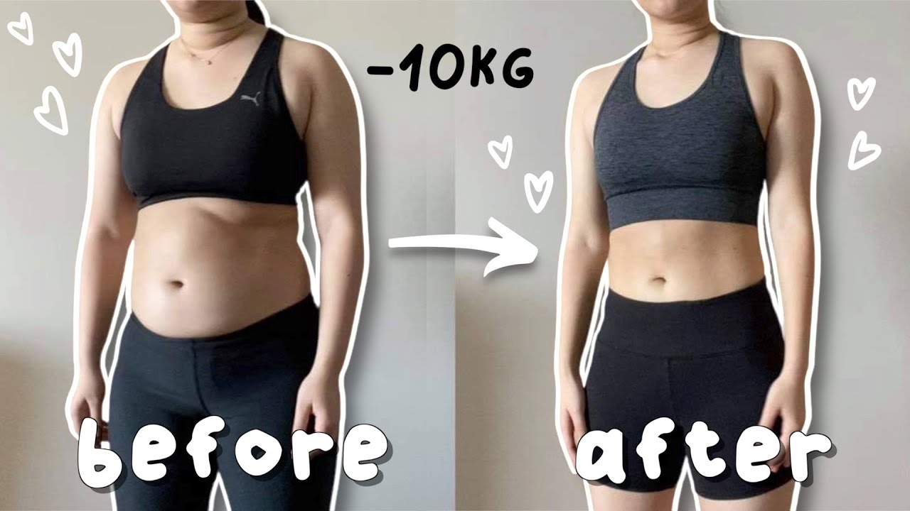 HOW I LOST 10KG from 68kg  58kg  realistic tips and motivation 