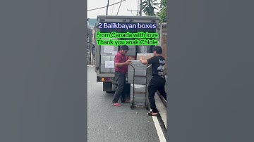2 Balikbayan Boxes from my daughter Chloie in Canada #balikbayanbox #canada #thankyou