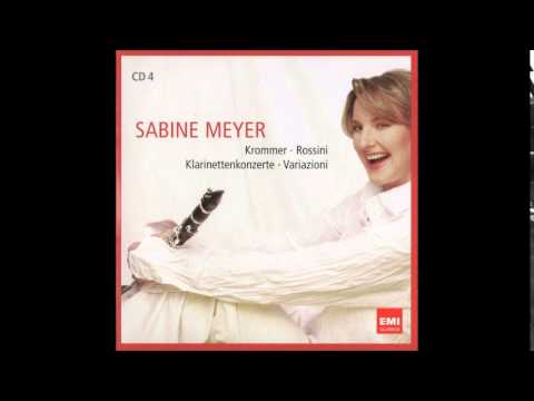 Sabine Meyer, Rossini Introduction Theme and Variations  for Clarinet and Orch in B flat major