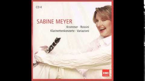Sabine Meyer, Rossini Introduction Theme and Variations  for Clarinet and Orch in B flat major