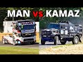 MAN Race Truck vs Kamaz Dakar Truck - 1000+ HP Heavy Vehicles at Goodwood Festival of Speed!