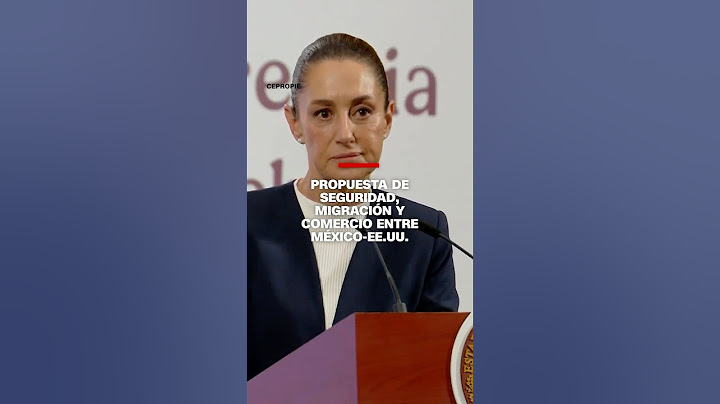 Propuesta de seguridad, migración y comercio entre México-EE.UU.