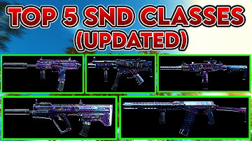 BEST SnD Class Setups (UPDATED) In Modern Warfare - TOP 5 BEST Class Setups For Search And Destroy