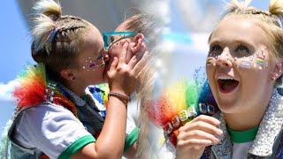 JoJo Siwa & Kylie Prew Kiss On A Pride Parade Float