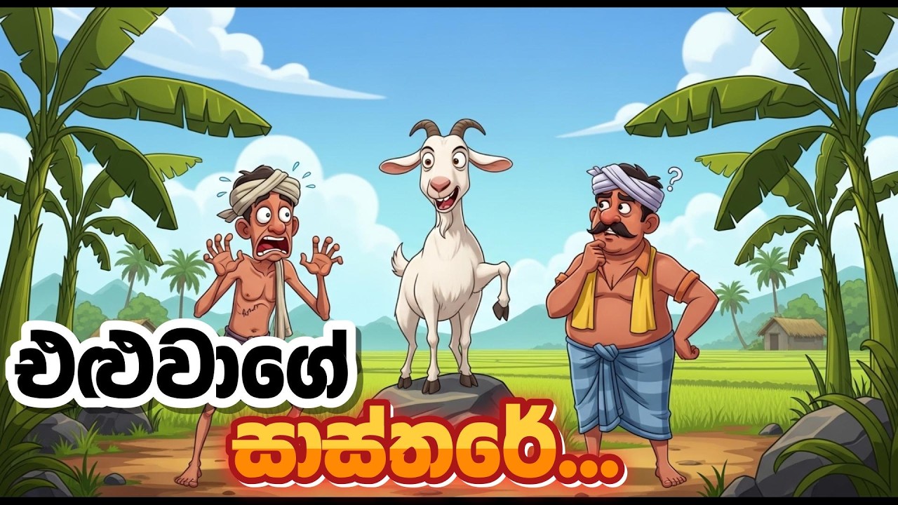 එළුවාගේ සාස්තරේ| Eluwage Sasthare| Sinhala village story| Sinhala cartoon| Sinhala kathandara