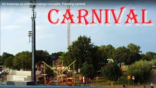 ... on children&#39;s swings carousels. Traveling carnival