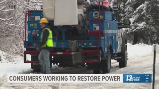 Thousands still without power following winter storm