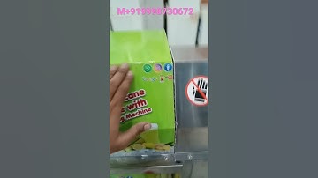 Sugarcane juicer with peeling machine chacking video serial number 410