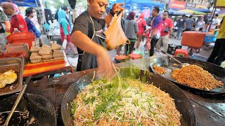 Malaysia Street Food Night Market ~ Setia Alam Pasar Malam | Part 1  Muslim Stall | 马来西亚夜市美食