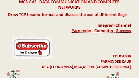 MCS 042 Question paper|Data Communication  And Networks|IGNOU TEE