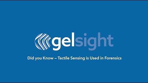 GelSight  -  Did You Know - Tactile Sensing is Used in Forensics - Featuring Cadre Forensics