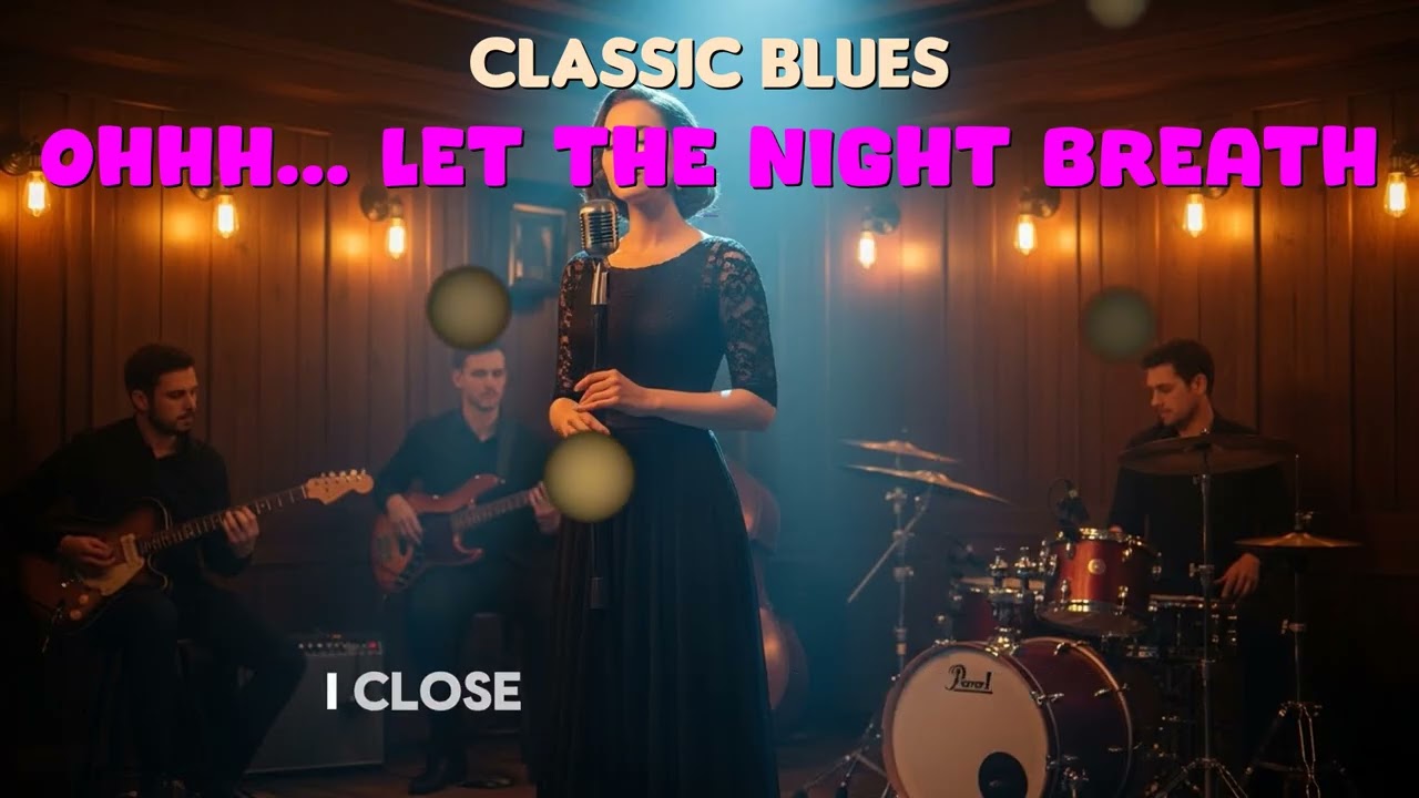 Classic Blues   Ohhh    Let the Night Breath slow blues music for relaxation