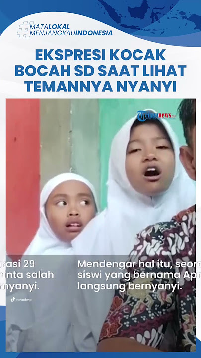 Bikin Ngakak, Begini Reaksi Kocak Bocah SD saat Lihat Temannya Bernyanyi, Warganet: Mewakili Banget