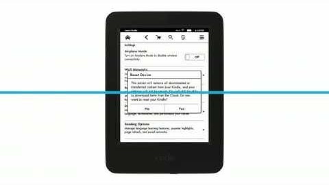 Restart or Reset Your Kindle