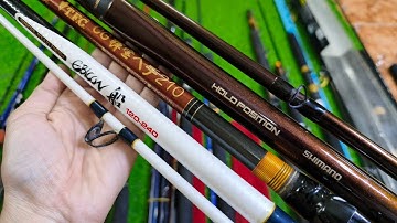 Video 1060: Cần Câu Jig, Ráp khúc Shimano sưu tầm, Cần lure ngang + đứng