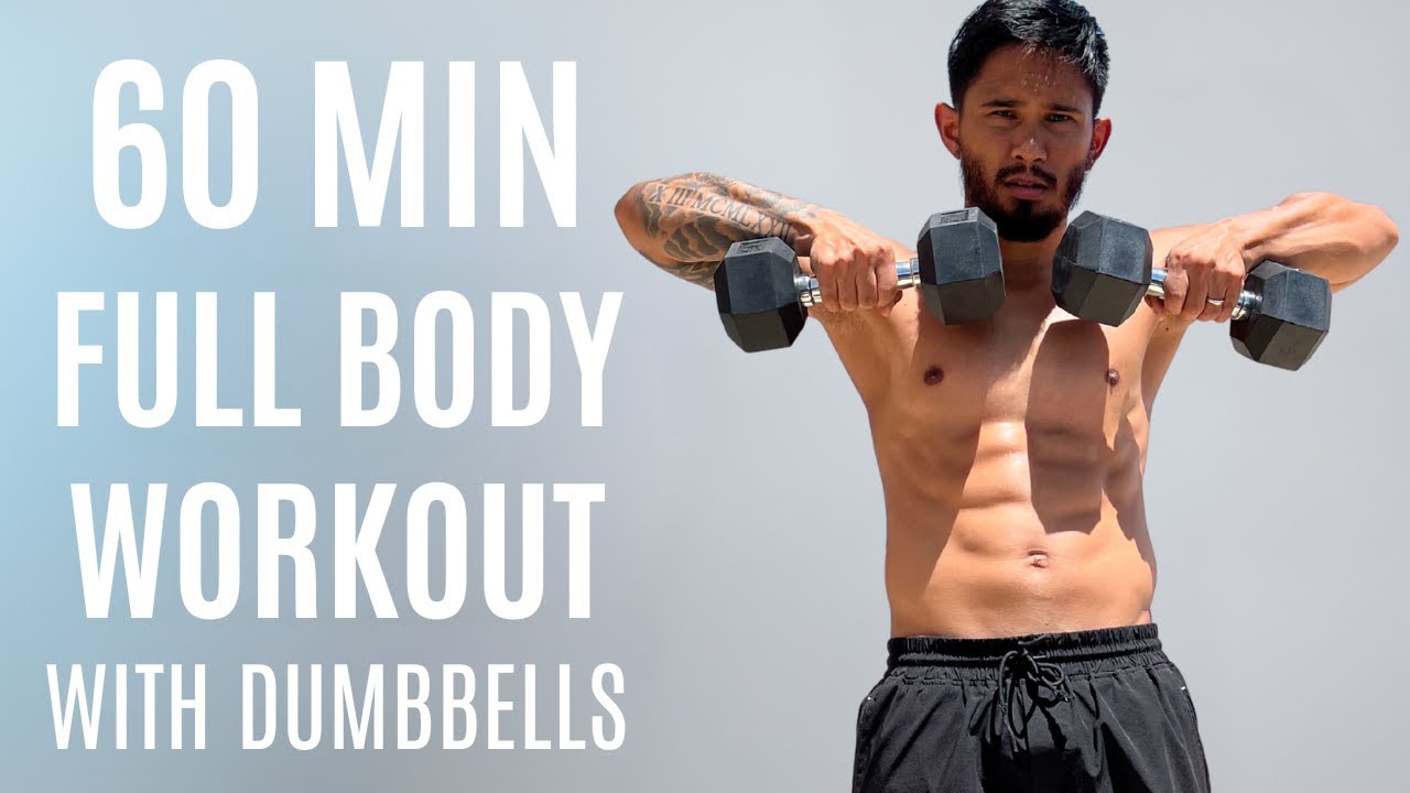 60 MIN FULL BODY DUMBBELL WORKOUT | Build Strength & Burn Fat (No Repeats)