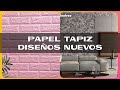 ✔ 7 Novedosos Diseños De Papel Tapiz Para Pared / Papel Tapiz Impermeable y Lavable De Lujo