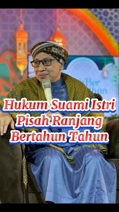 hukum suami istri pisah ranjang bertahun tahun #shorts #ceramah #buyayahya