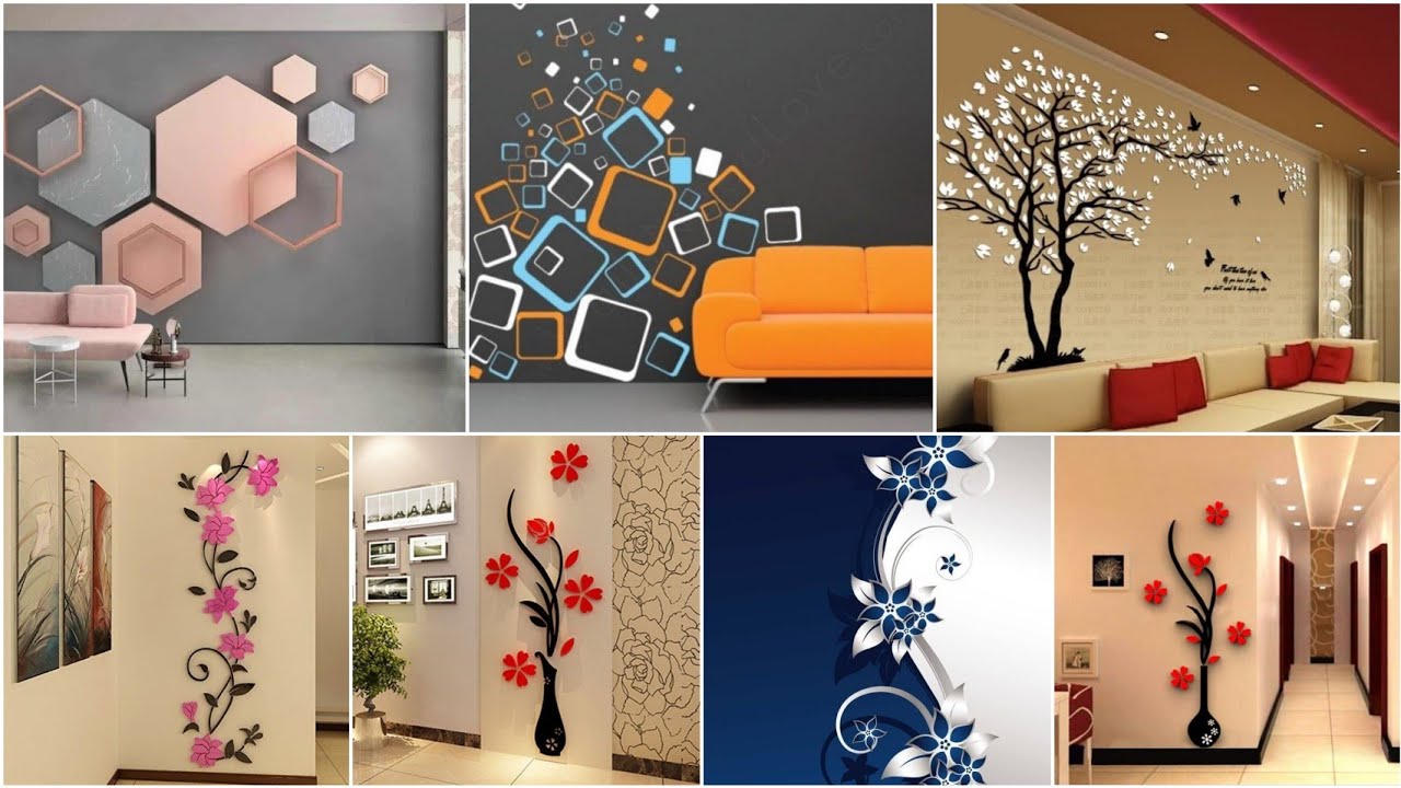 100 Wall stickers design ideas Home interior wall decorating ideas 2022