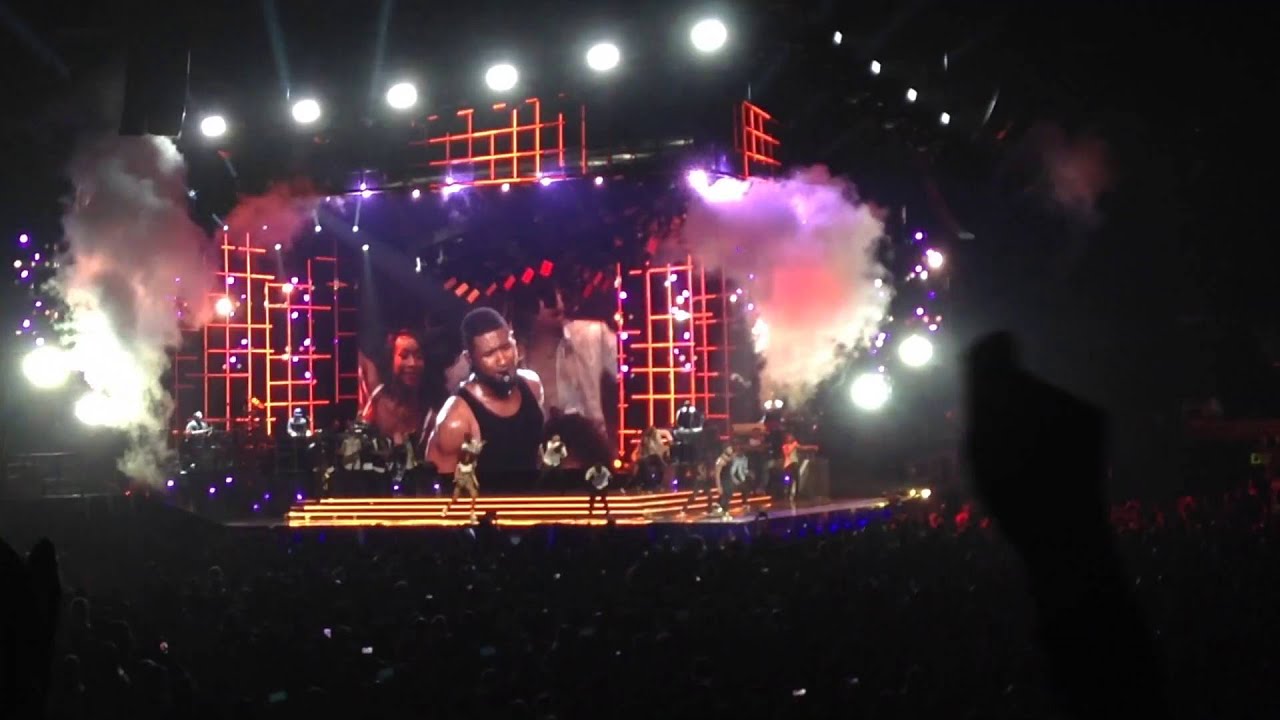 Usher LA Staples Center 2014 YouTube