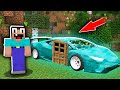 Minecraft NOOB vs PRO: HOW NOOB BUILD HOUSE IN THIS RAREST UPGRADED DIAMOND CAR! 100% trolling