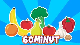 MIX - OWOCE I WARZYWA - 60 MINUT PIOSENEK DLA DZIECI - ŚPIEWAJĄCE BRZDĄCE 😍😍😍 screenshot 2