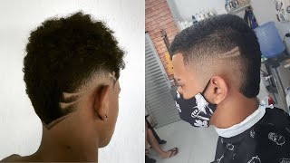 💈✂cortes de cabelo moicano degradê com listra 2020/ cortes de cabelo  masculino moicano degrade 2020 