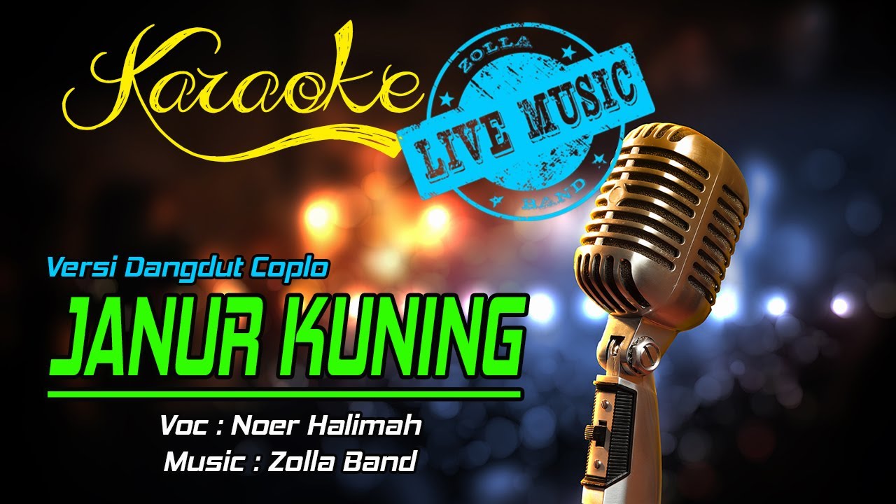 Karaoke JANUR KUNING - Noer Halimah (Live Music) - YouTube