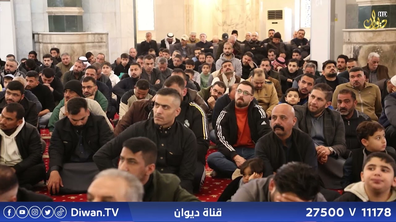 خطبة وصلاة الجمعة من جامع ام القرى في بغداد
