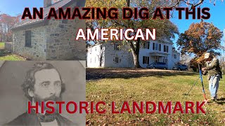WE DIG UP SOME GREAT HISTORIC ARTIFACTS FROM THIS 1781 AMERICAN LANDMARK