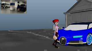 Animschool Class2 - Animating Characters Assignment (Walk to Stop)┃JessieJiyeJang Animation