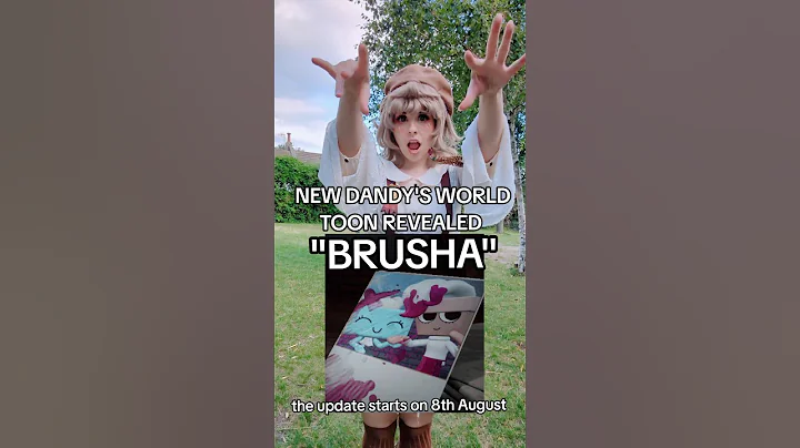 Brusha NEW Dandy's world toon update #dandysworld #roblox #gaming #cosplay