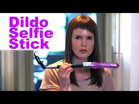 Bastone per selfie con dildo