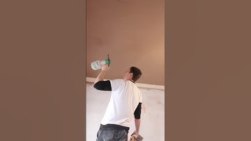 Plastering with sponge float