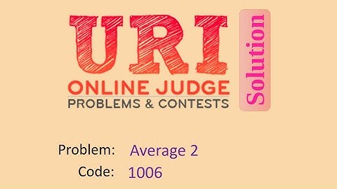 URI online judge 1006 solution (Bangla) | Average 1 | URI Beginner series