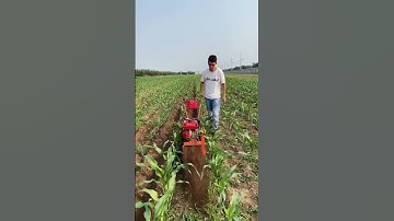 #ditching machine #single-wheel four-wheel drive trenching machine #half-plow#viralvideo #trending