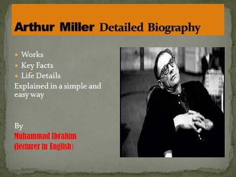 Video: Arthur Miller: Biografie, Creativiteit, Carrière, Persoonlijk Leven