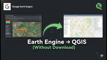 Beelden van Earth Engine toevoegen aan QGIS zonder te downloaden