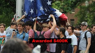 Frat Boys Protect the American Flag and were awarded