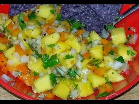 Hot & Spicy Mango Habanero Lime Salsa
