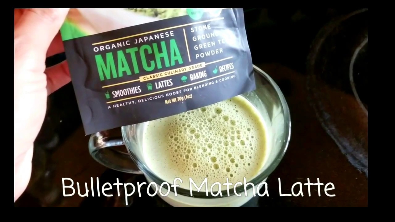 Keto Bulletproof Matcha Green Tea Latte YouTube