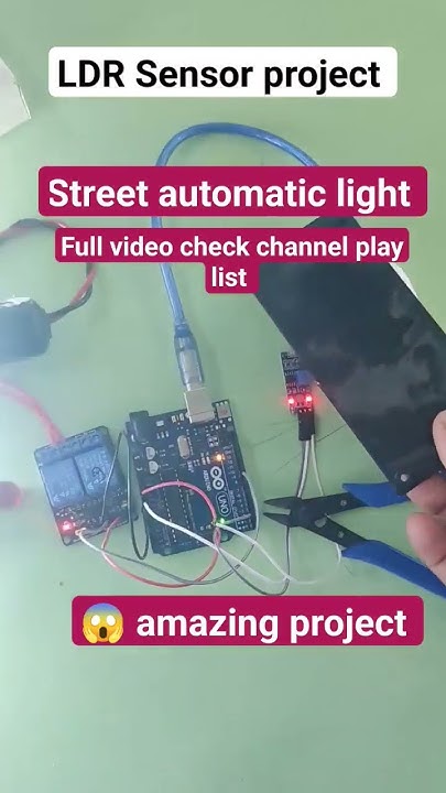 WOW!Amazing DIY |LDR SENSOR PROJECT| street light automatic|#viral # ...