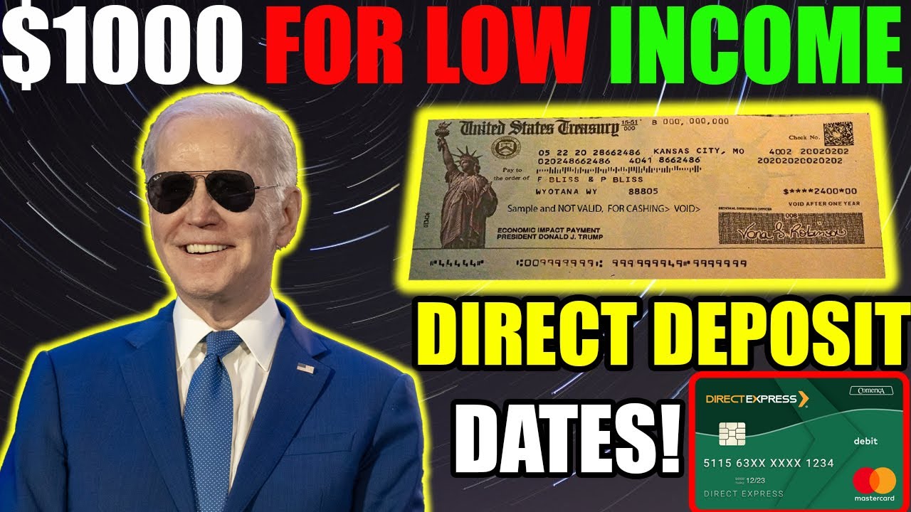 GET READY! FOR 1000 STIMULUS CHECKS! 4TH STIMULUS CHECKS UPDATE, SSI