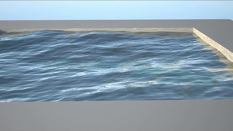 Oil Spill on a Water with Maxwell Sea Extension and Rhinoceros v5