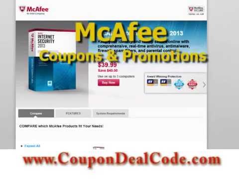 McAfee Coupon – McAfee.com Coupon Code, Promo Codes