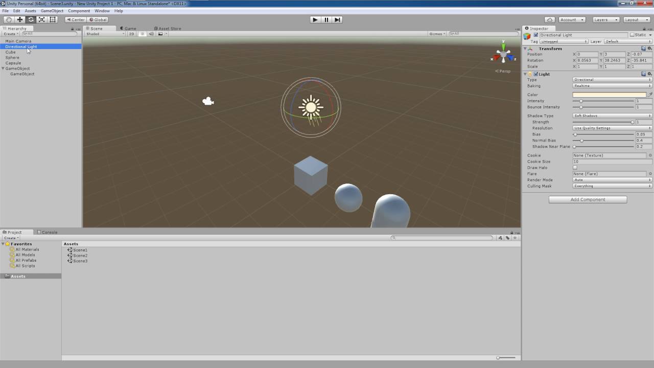 Unity 5 Tutorial: What is a Game Object