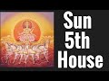 Sun in Fifth House (Sun 5th House)